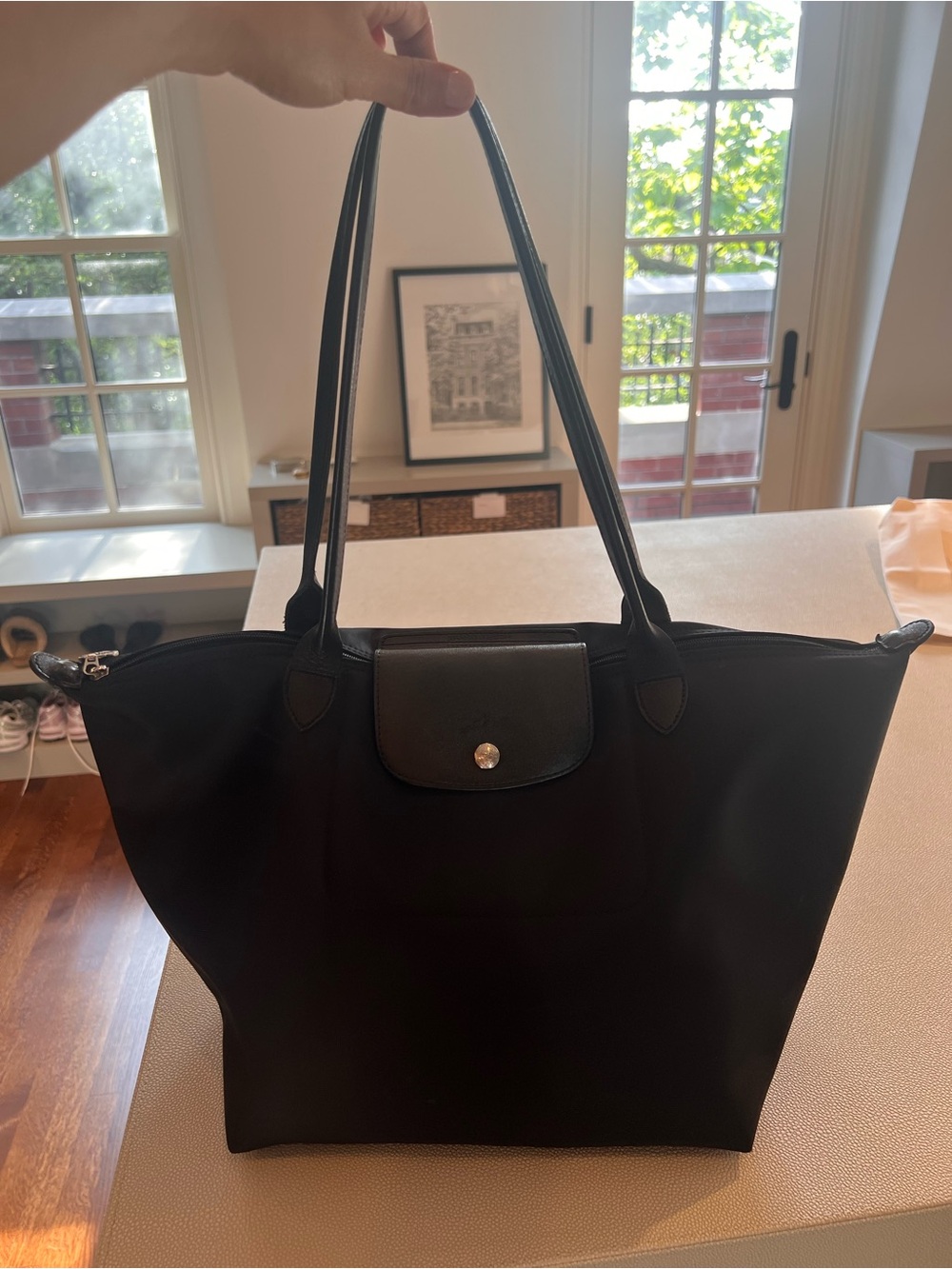 Longchamp Le Pliage Original Large Nylon Shoulder Tote Bag